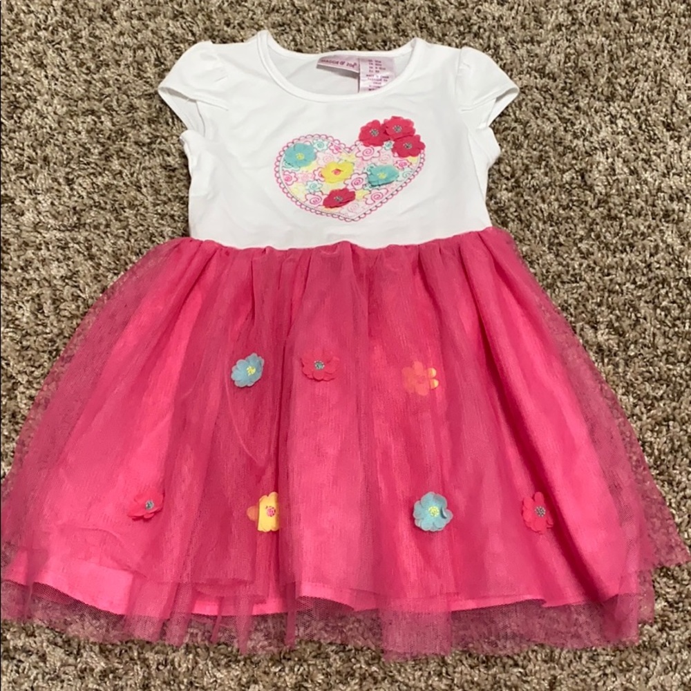 Adorable floral tulle dress. New with tags!